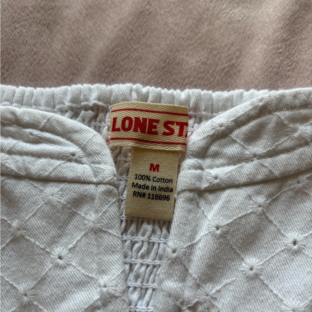 Lone Star Pride Apparel White Crop Top